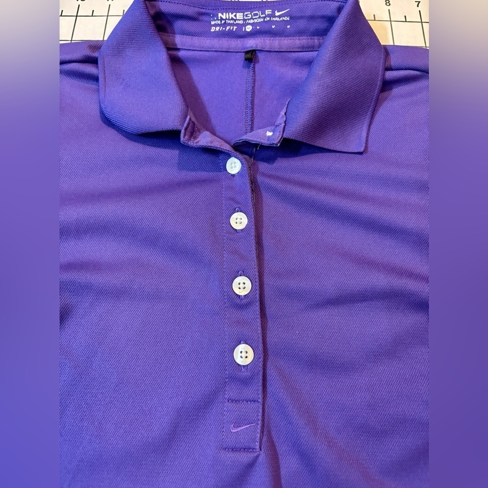 Nike Golfβ Womenβs Medium Purple DriFit Polo Shirt